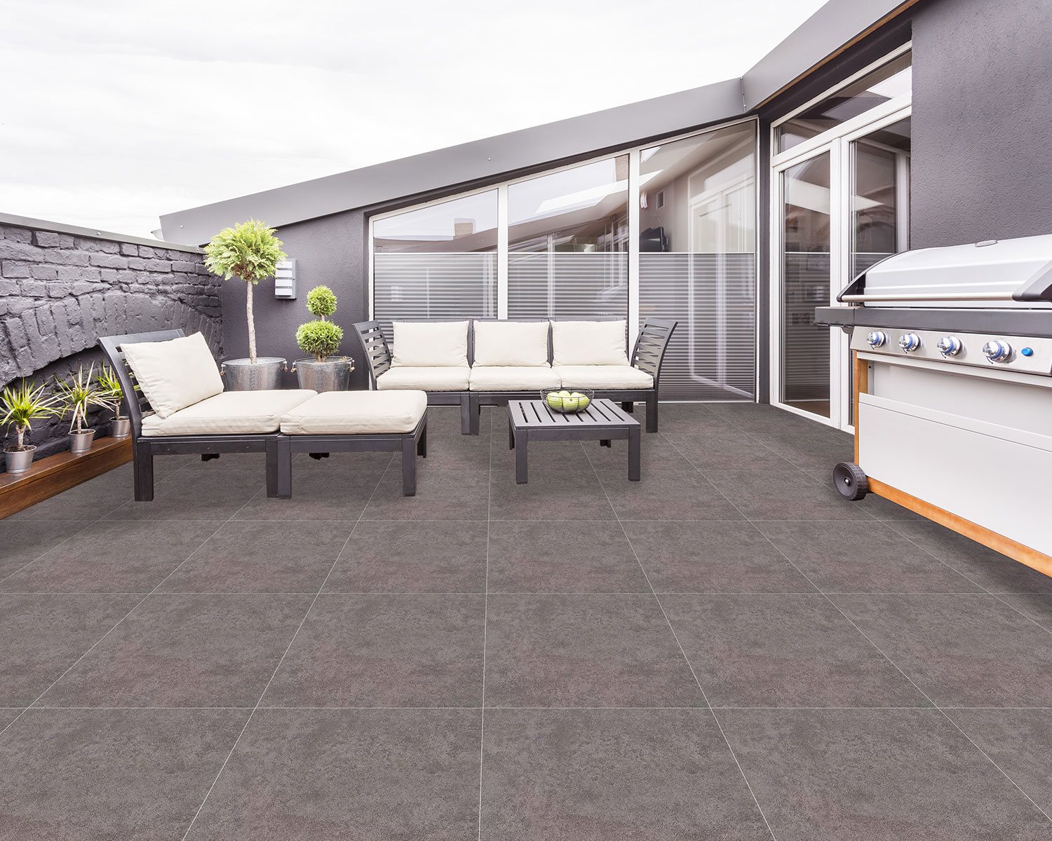 กระเบื้องพอร์ซเลน Florida Grey (SH622) 60x60 cm. - Image 3