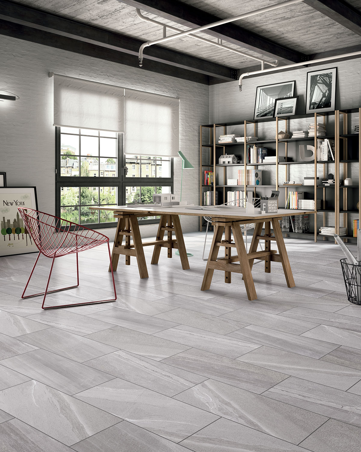 กระเบื้องพอร์ซเลน Archistone Light Grey Lappato (C36253P) 30x60 cm. - Image 2